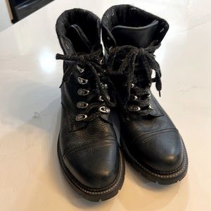 Frye combat boots size 9